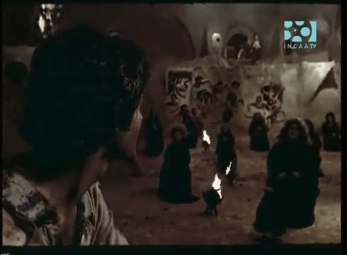 Représentation de l'enfer dans Nazareno Cruz y el Lobo